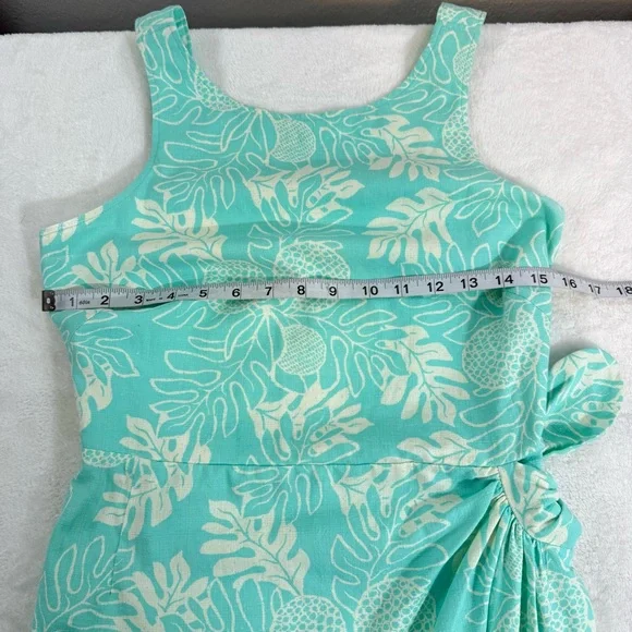 Patagonia Pataloha Dress Womens Sz 4 Organic Cotton True Wrap Smocked Sundress - Picture 9 of 12